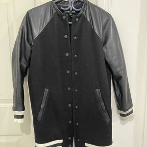TopShop KendallxKylie Varsity Jacket with Leather sleeves